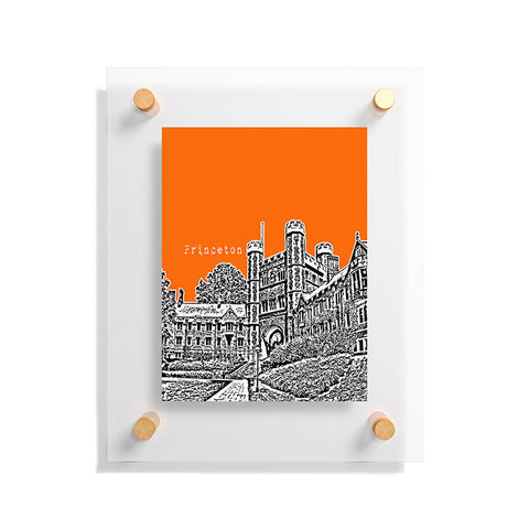 Bird Ave Princeton University Orange Floating Acrylic Print