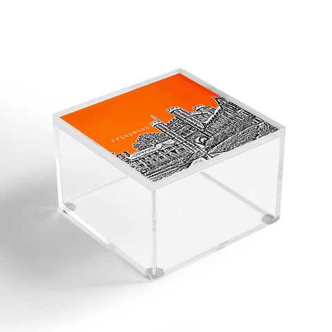 Bird Ave Princeton University Orange Acrylic Box