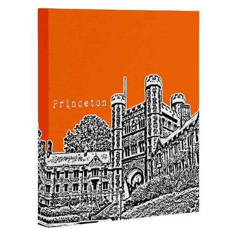 Bird Ave Princeton University Orange Art Canvas