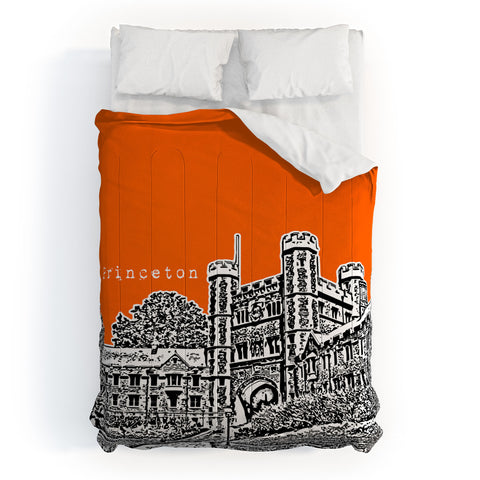 Bird Ave Princeton University Orange Comforter
