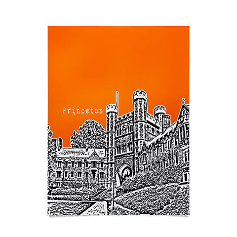 Bird Ave Princeton University Orange Poster