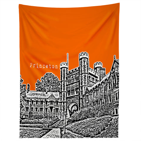 Bird Ave Princeton University Orange Tapestry