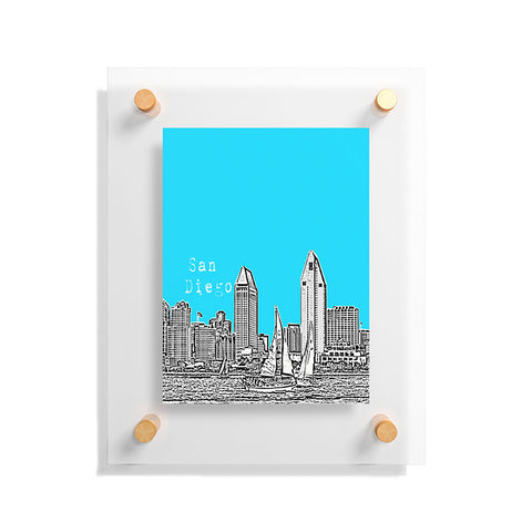 Bird Ave San Diego Sky Floating Acrylic Print