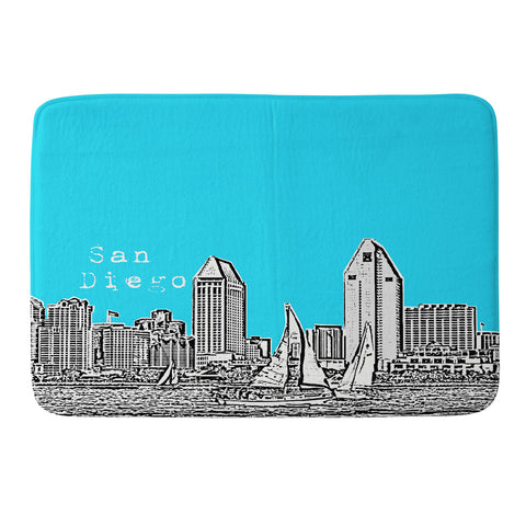 Bird Ave San Diego Sky Memory Foam Bath Mat