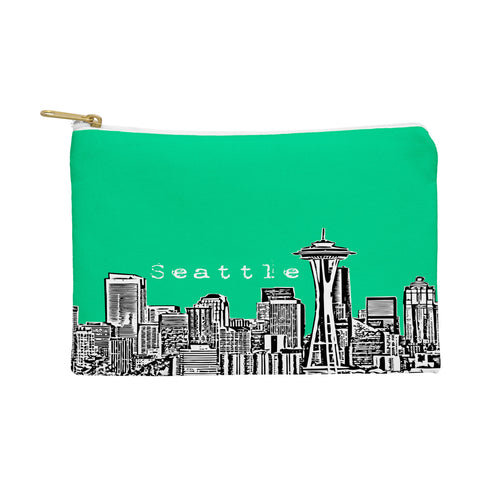 Bird Ave Seattle Green Pouch
