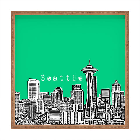 Bird Ave Seattle Green Square Tray