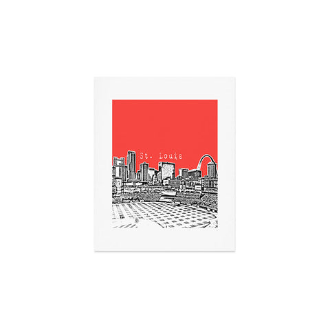 Bird Ave St Louis Red Art Print