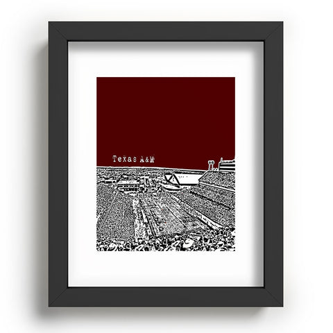 Bird Ave Texas A And M Maroon Recessed Framing Rectangle