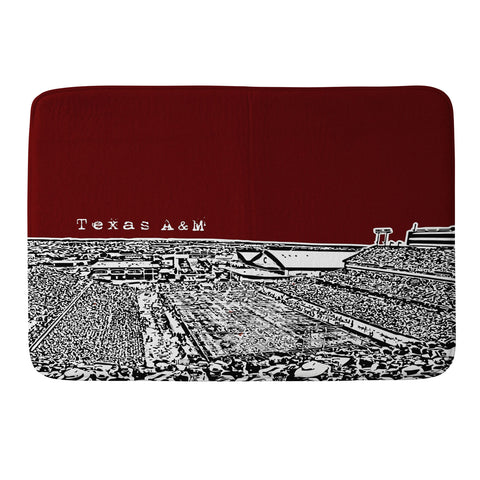 Bird Ave Texas A And M Maroon Memory Foam Bath Mat