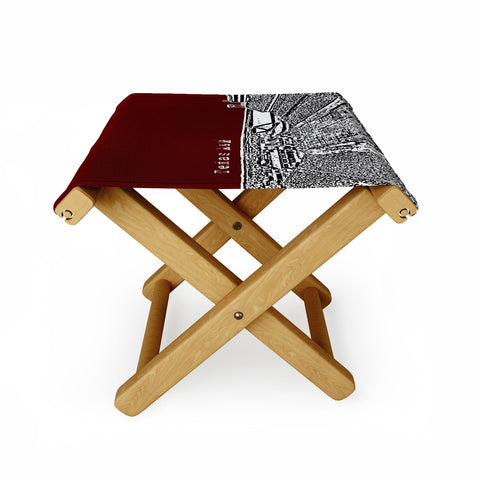Bird Ave Texas A And M Maroon Folding Stool