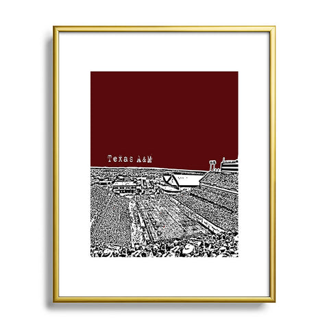 Bird Ave Texas A And M Maroon Metal Framed Art Print