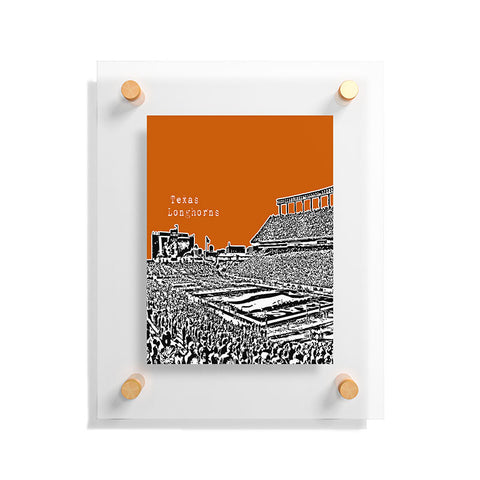 Bird Ave Texas Longhorns Orange Floating Acrylic Print