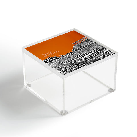 Bird Ave Texas Longhorns Orange Acrylic Box