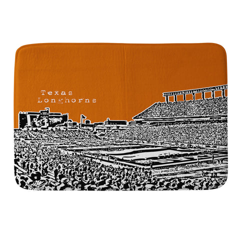 Bird Ave Texas Longhorns Orange Memory Foam Bath Mat