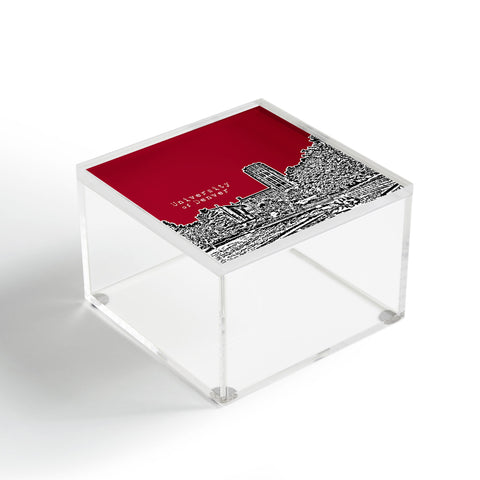 Bird Ave University Of Denver Red Acrylic Box