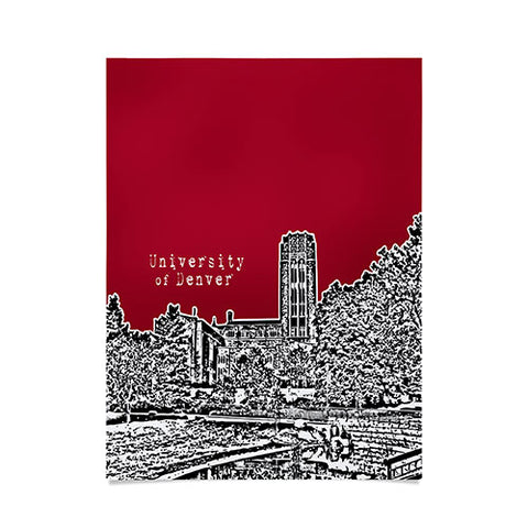 Bird Ave University Of Denver Red Poster