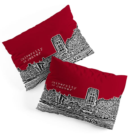 Bird Ave University Of Denver Red Pillow Shams