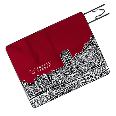Bird Ave University Of Denver Red Picnic Blanket
