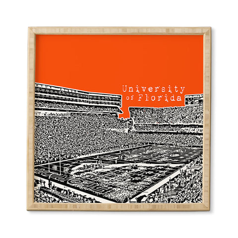 Bird Ave University Of Florida Orange Framed Wall Art