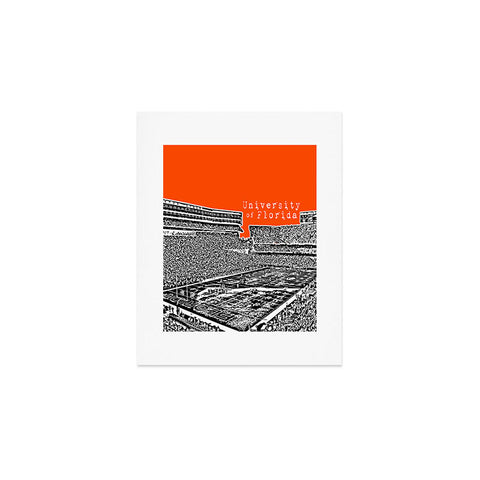 Bird Ave University Of Florida Orange Art Print