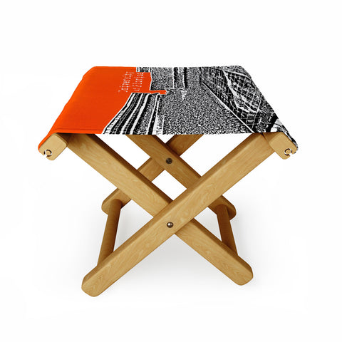 Bird Ave University Of Florida Orange Folding Stool