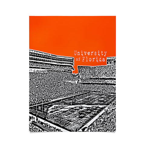 Bird Ave University Of Florida Orange Poster