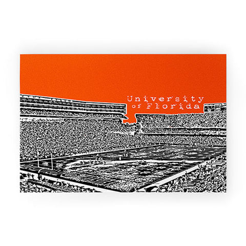 Bird Ave University Of Florida Orange Welcome Mat