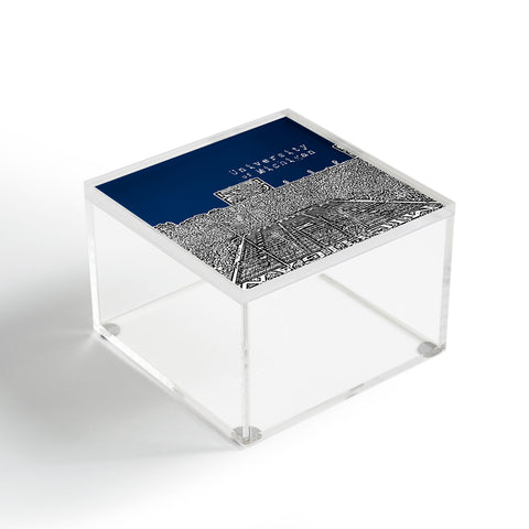 Bird Ave University Of Michigan Navy Acrylic Box