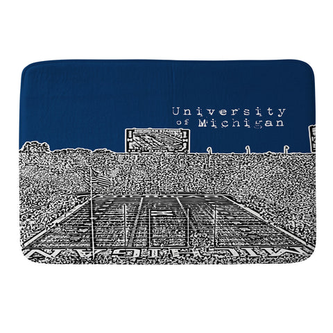 Bird Ave University Of Michigan Navy Memory Foam Bath Mat