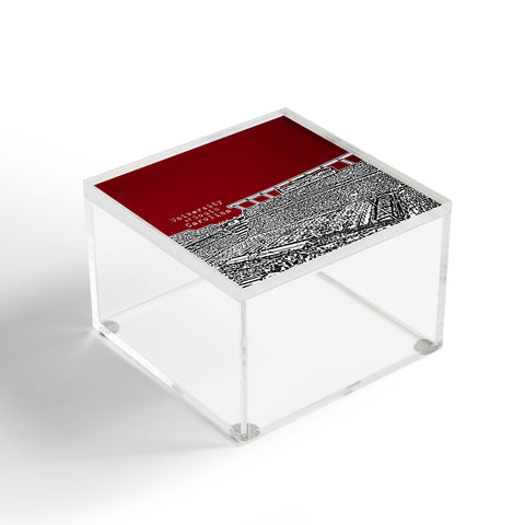 Bird Ave University Of South Carolina Dark Red Acrylic Box