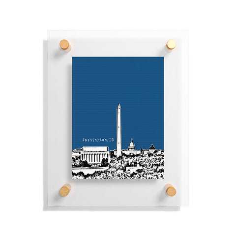 Bird Ave Washington Navy Floating Acrylic Print