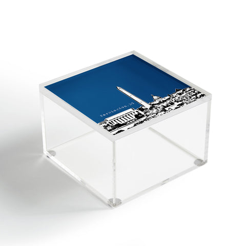 Bird Ave Washington Navy Acrylic Box