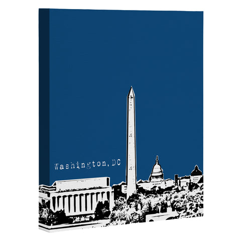 Bird Ave Washington Navy Art Canvas