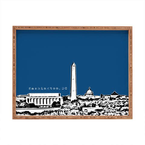 Bird Ave Washington Navy Rectangular Tray