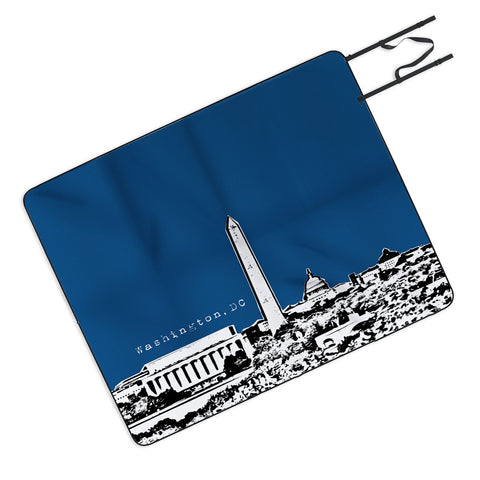 Bird Ave Washington Navy Picnic Blanket