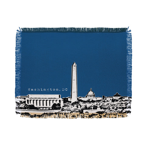 Bird Ave Washington Navy Throw Blanket