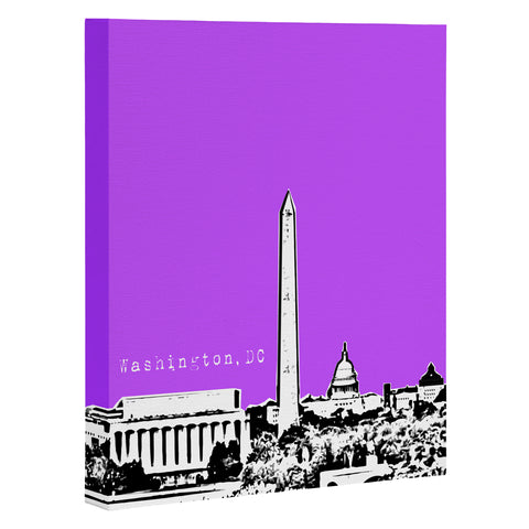 Bird Ave Washington Purple Art Canvas