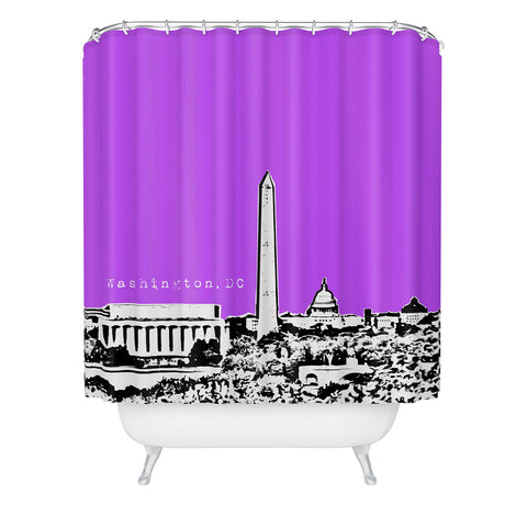 Bird Ave Washington Purple Shower Curtain