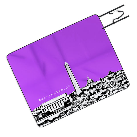 Bird Ave Washington Purple Picnic Blanket