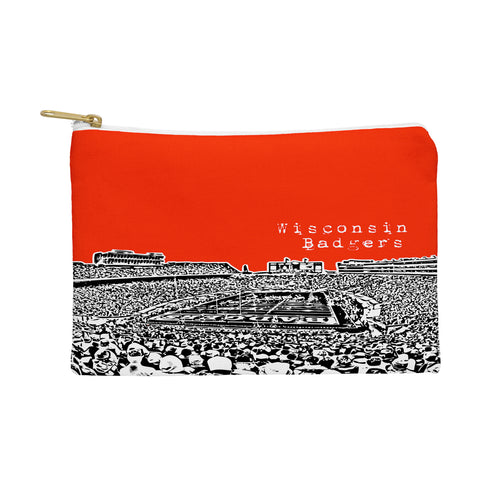 Bird Ave Wisconsin Badgers Red Pouch