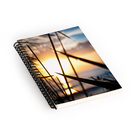Bird Wanna Whistle Beach Sunset Spiral Notebook