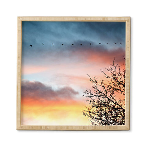 Bird Wanna Whistle Bird Line Framed Wall Art