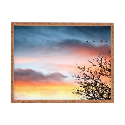 Bird Wanna Whistle Bird Line Rectangular Tray