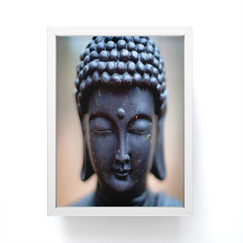 Bird Wanna Whistle Buddha Framed Mini Art Print