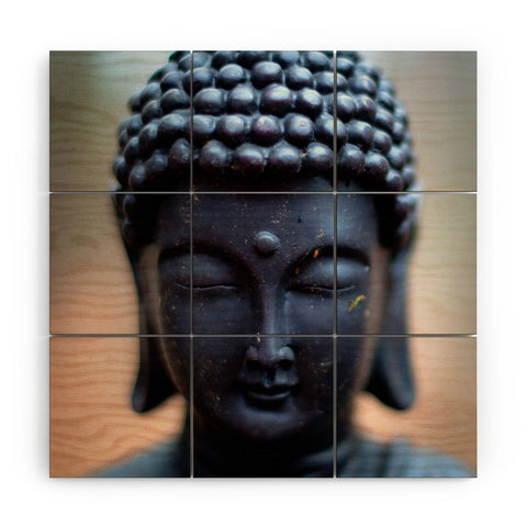 Bird Wanna Whistle Buddha Wood Wall Mural