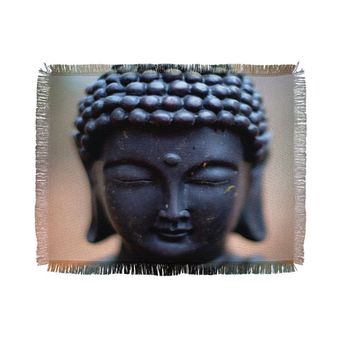 Bird Wanna Whistle Buddha Throw Blanket