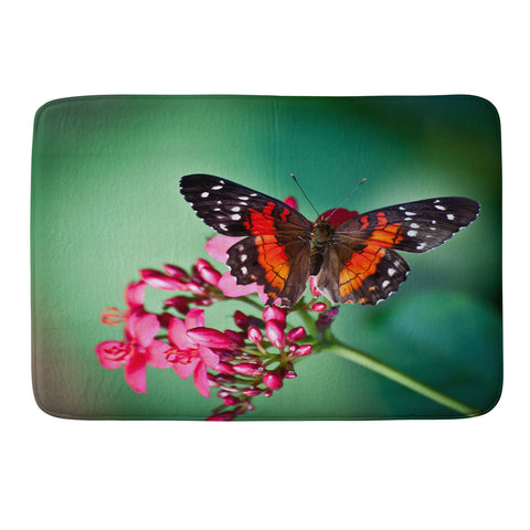 Bird Wanna Whistle Butterfly Memory Foam Bath Mat