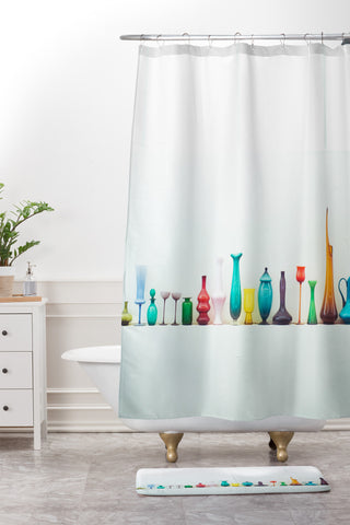 Bird Wanna Whistle Collection Shower Curtain And Mat