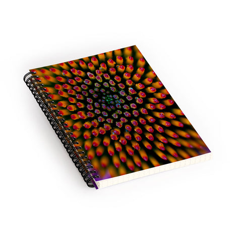 Bird Wanna Whistle Coneflower Spiral Notebook