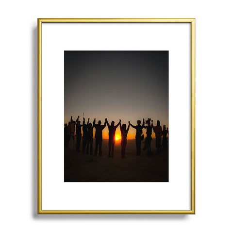 Bird Wanna Whistle Connection Metal Framed Art Print